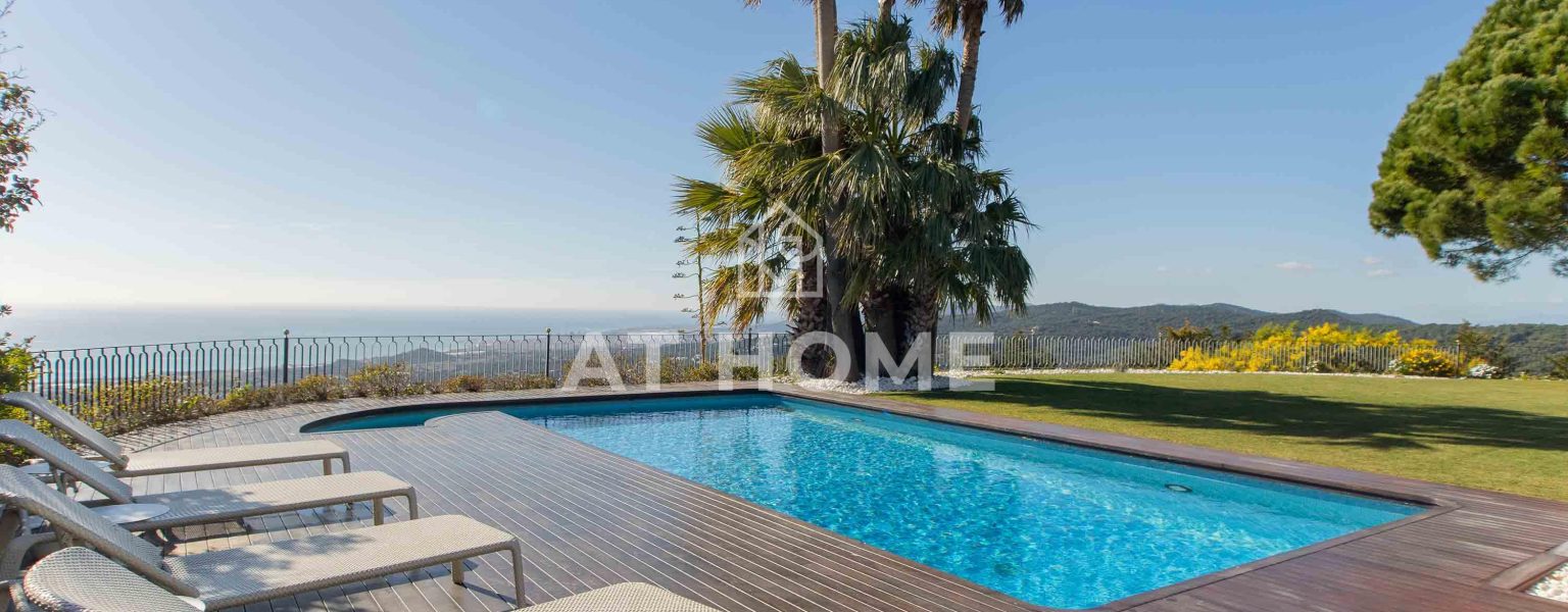 Vistas desde villa en Maresme